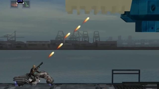 Contra X. 05. Босс Летающий комплекс