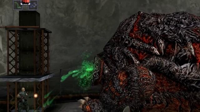 Contra X. 04. Босс Черепаховый мутант