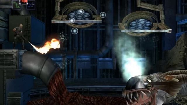 Contra X. 11. Босс Змей-пожиратель