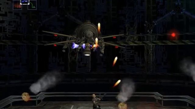 Contra X. 09. Босс Летающая тарелка