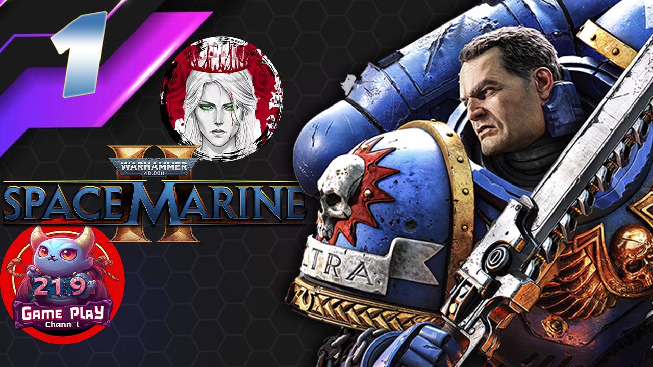 №1⏩Warhammer 40,000: Space Marine 2(КООП с Gameplayy)