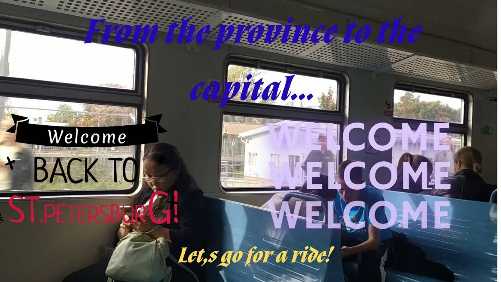 Из провинции в столицу (культурную) - мгновения жизни и виды из окна электрички Тосно - Ленинград