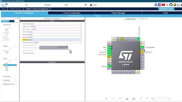 Урок по STM32 N2 знакомство с программой CubeMX