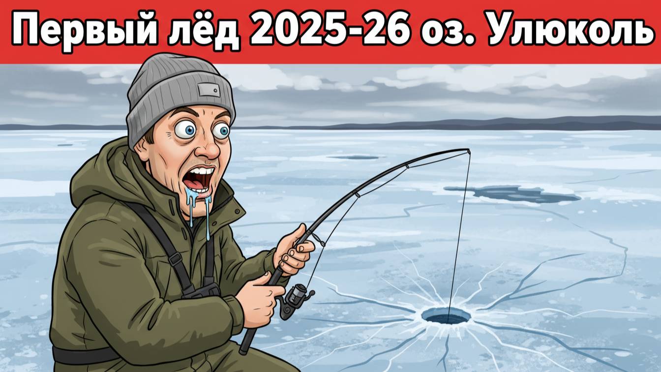 Рыбалка. Зимняя рыбалка. Первый лёд 2025-26 оз. Улюколь