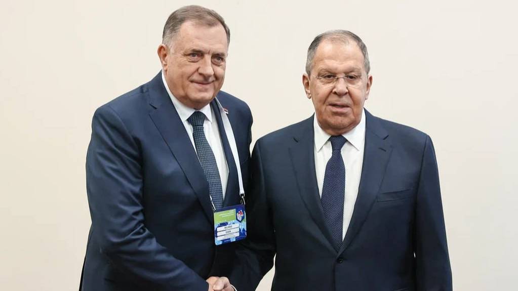 С.Лавров и М.Додик, Минск, 28 октября 2025 года