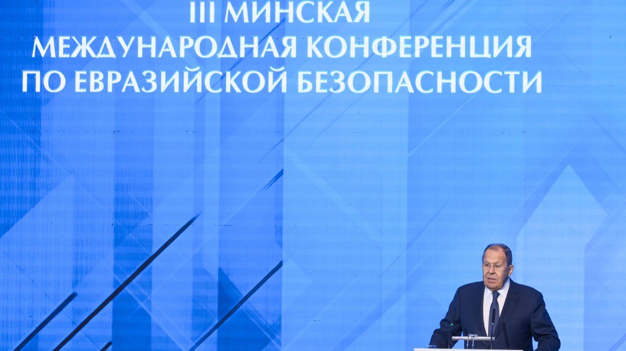 С.Лавров на III Минской международной конференции по евразийской безопасности