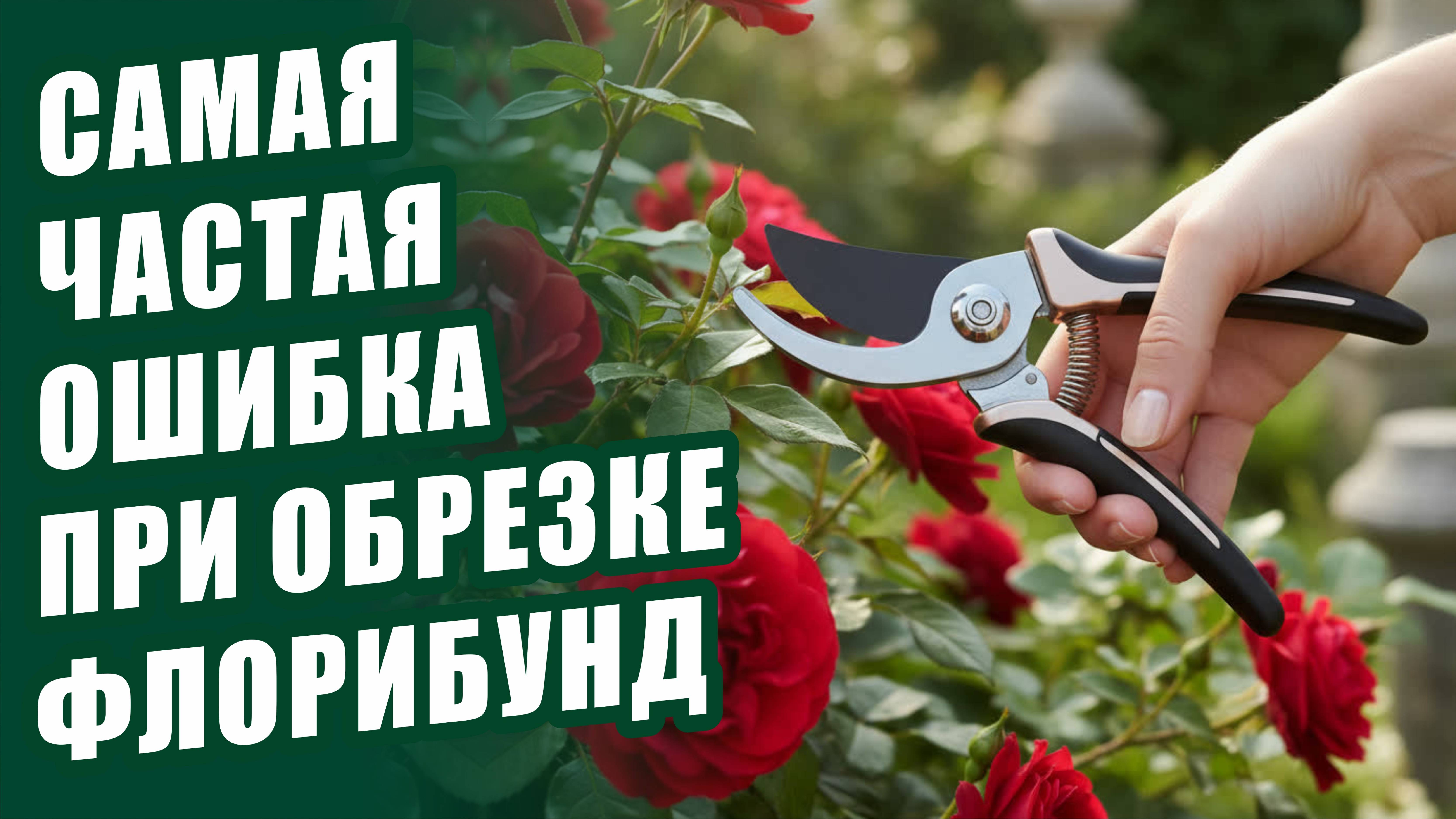 3 ВАРИАНТА ОБРЕЗКИ ФЛОРИБУНД. САМАЯ ЧАСТАЯ ОШИБКА ПРИ ОБРЕЗКЕ ФЛОРИБУНД ОБРЕЗКА РОЗ ОСЕНЬЮ И ВЕСНОЙ