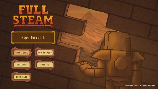 Бесплатные игры Full Steam / Пытаемся убежать от Короля-робота