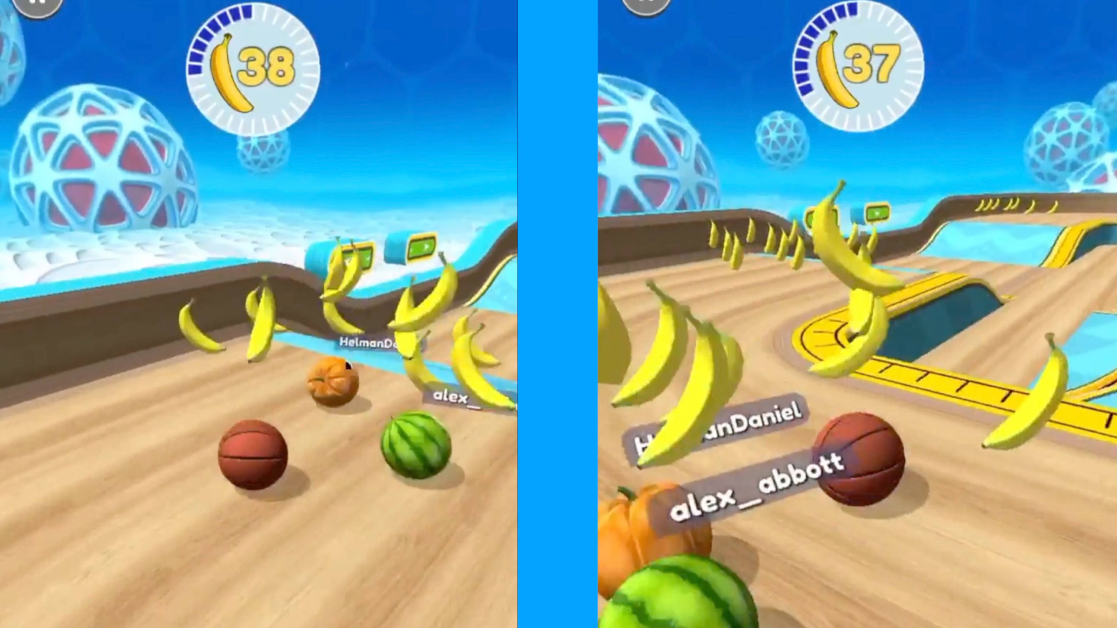 Going balls All Levels Gameplay IOS Android Going Balls level 1086 Banana frenzy