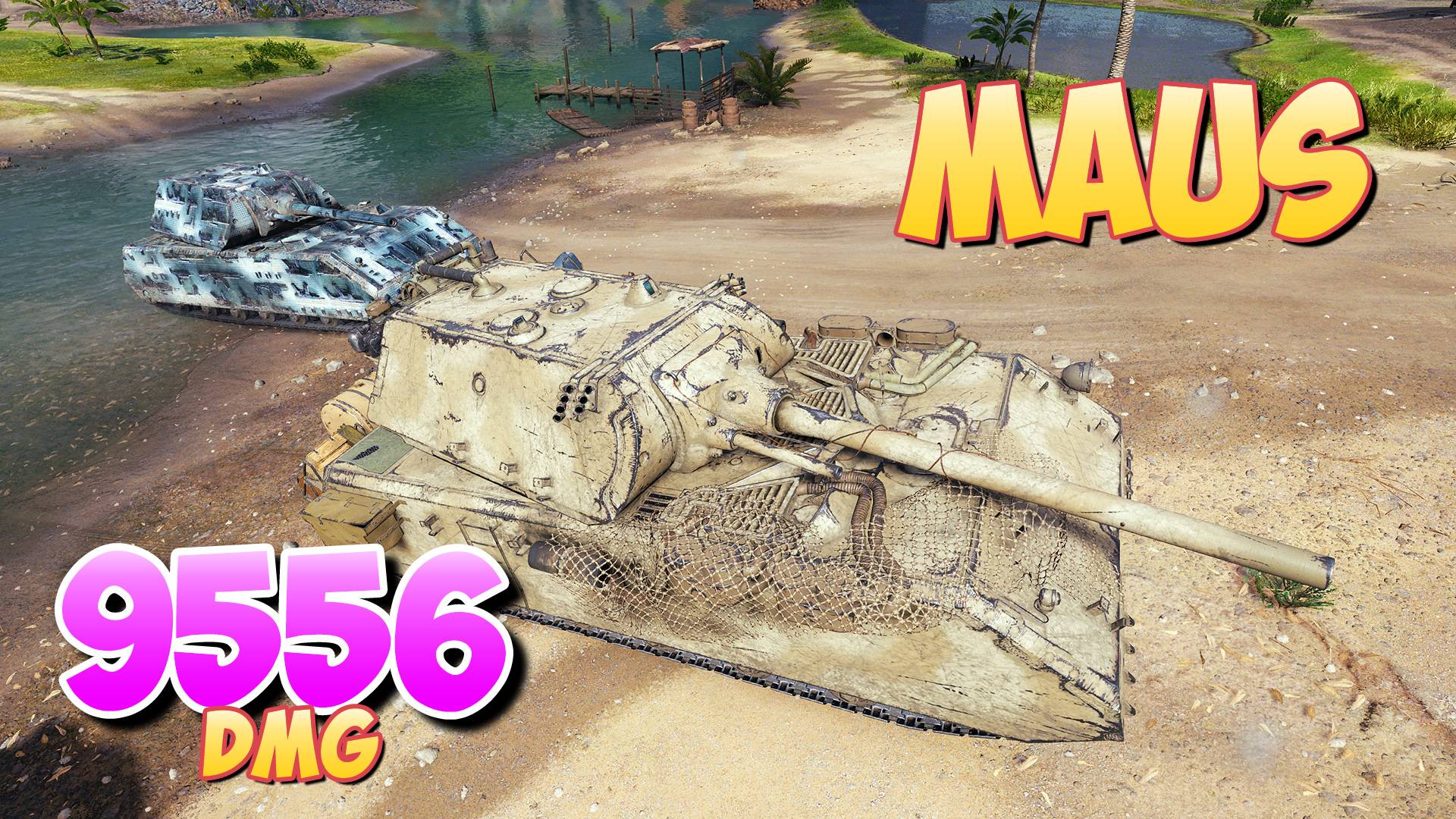 Maus - 6 Фрагов 9.5K Урона • Мышиная возьня! • Мир Танков