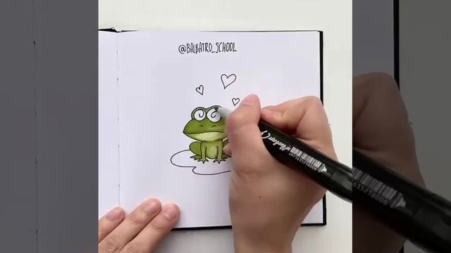 Рисуем лягушонка 🐸