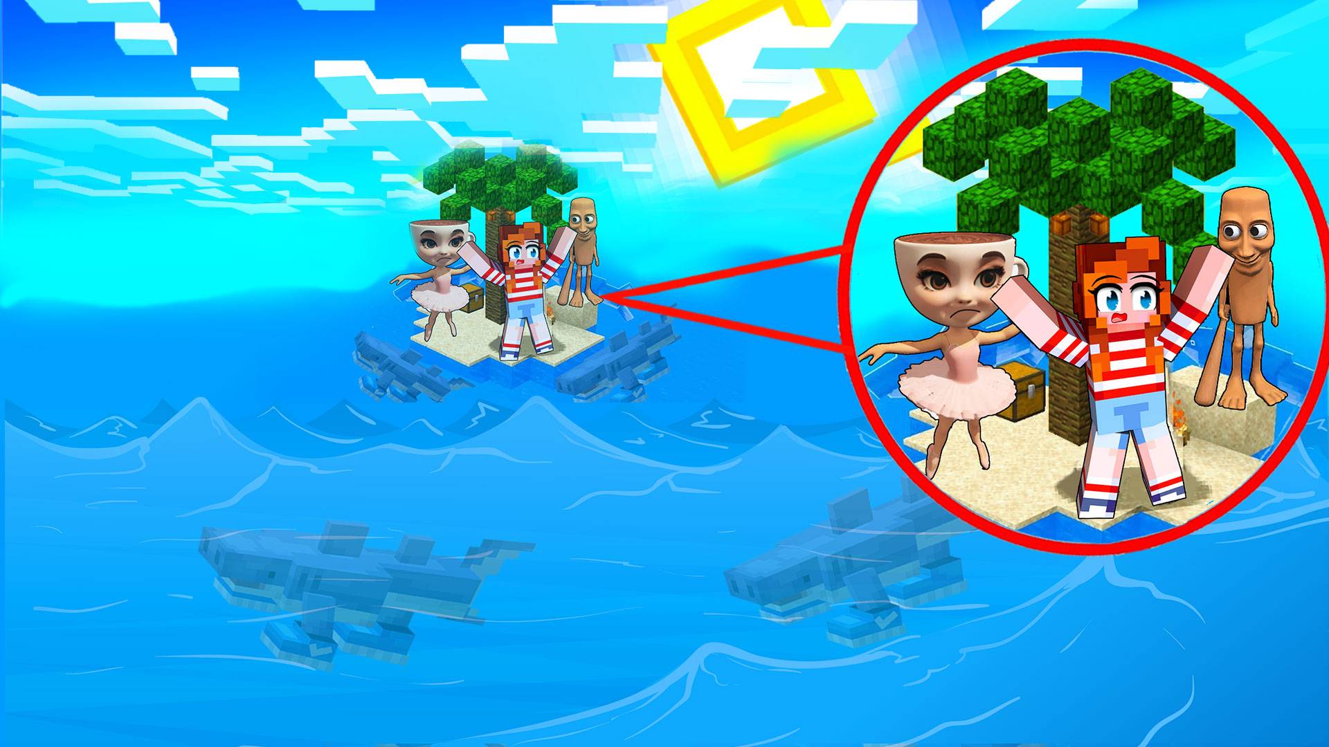 Я И БРЕЙНРОТ МЕМЫ ВЫЖИВАЕМ 24 ЧАСА НА ОСТРОВЕ В МАЙНКРАФТ ИТАЛЬЯНСКИМЕ МЕМЫ