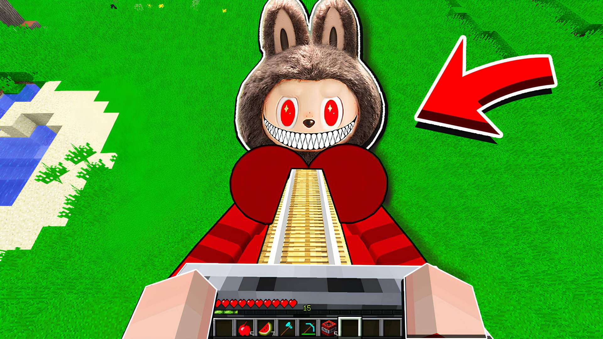 КУДА ВЕДЕТ ДОРОГА ДЕВУШКИ ЛАБУБУ В МАЙНКРАФТ?