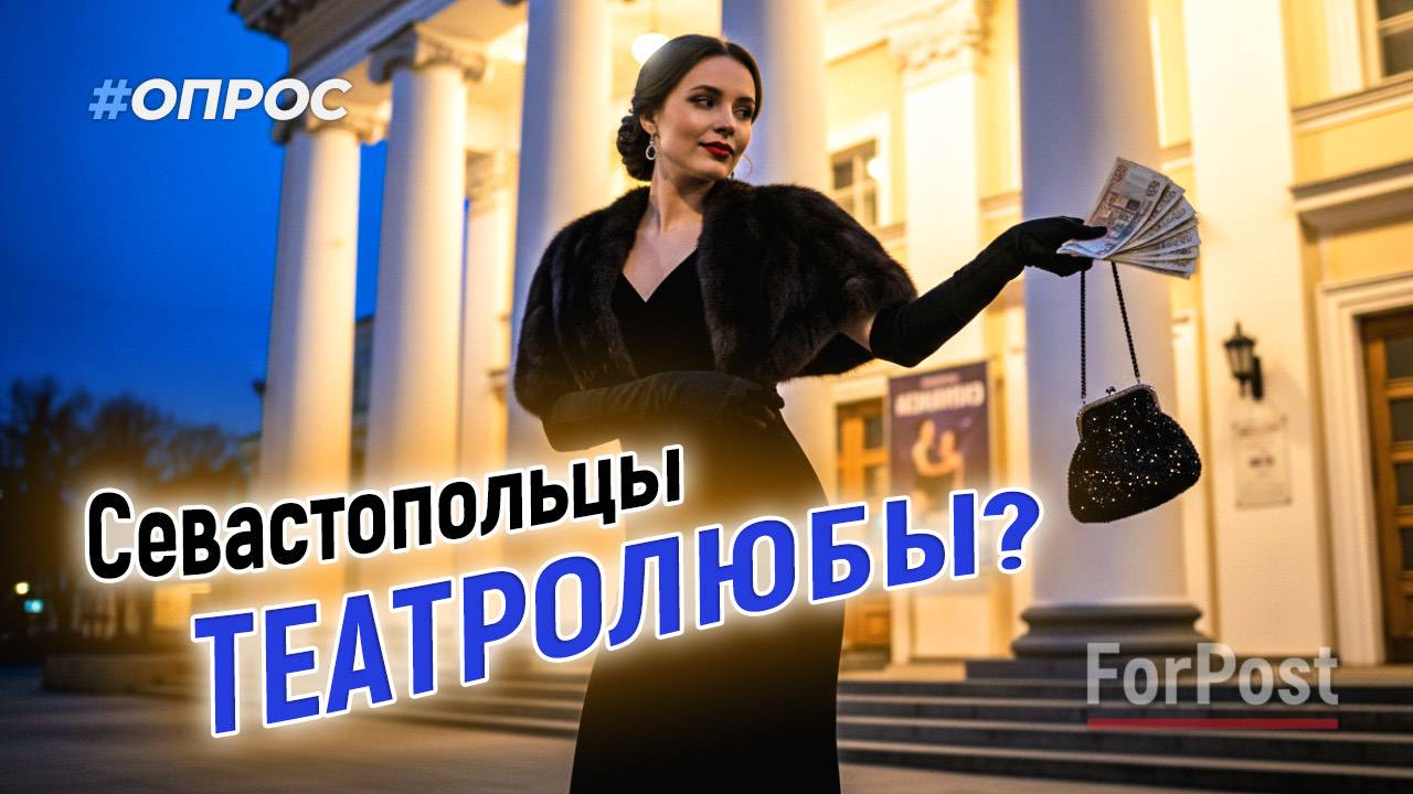 Для чего и зачем люди идут в театр? - опрос в Севастополе