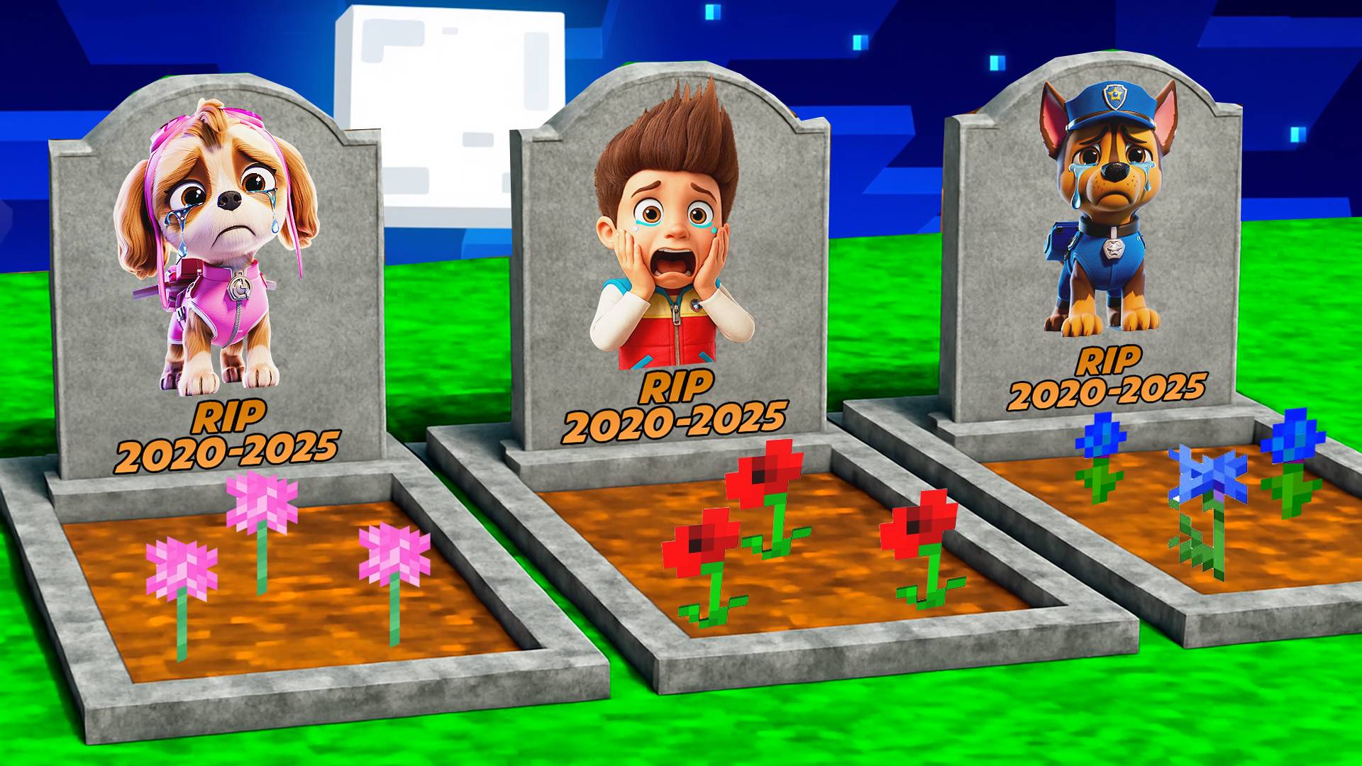 😭 КАК ВОСКРЕСИТЬ ЩЕНЯЧИЙ ПАТРУЛЬ В МАЙНКРАФТ