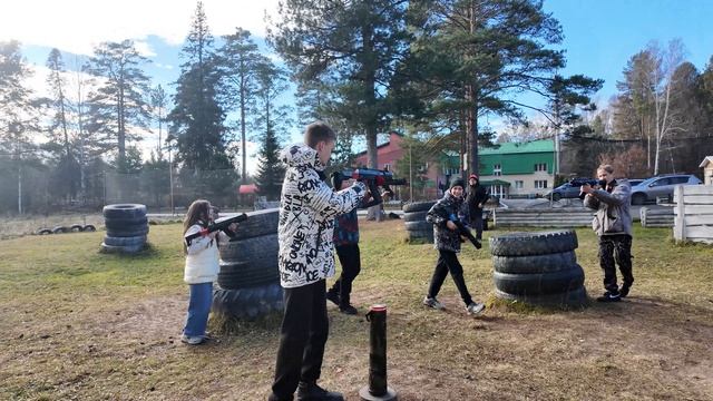 2025/10/26. База отдыха Ломовка. Лазертаг. 8 «Т» класс, МБОУ Лицей