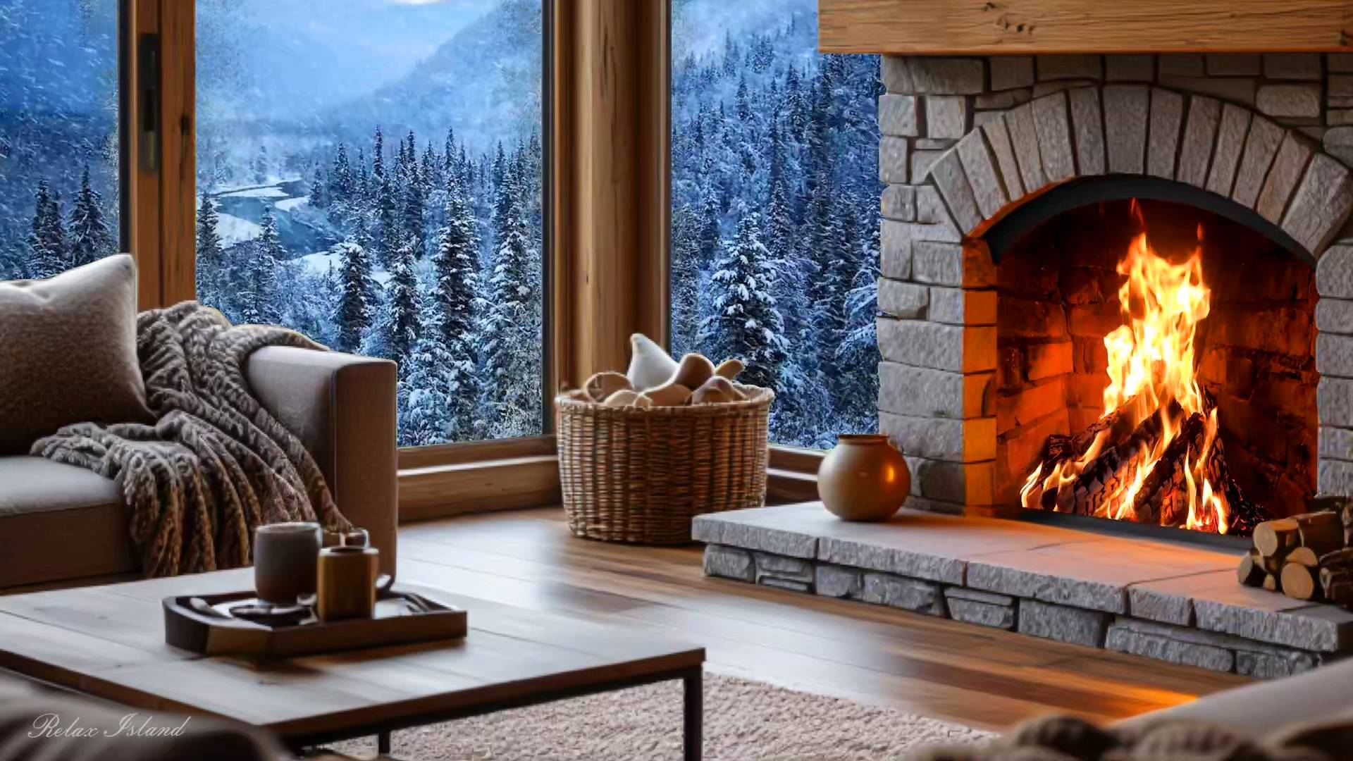 🔥 ЧАРУЮЩИЙ РОЖДЕСТВЕНСКИЙ ДЖАЗ У КАМИНА 🎵 ОЧЕНЬ КРАСИВАЯ РАССЛАБЛЯЮЩАЯ МУЗЫКА ДЛЯ ДУШИ СЛУШАТЬ