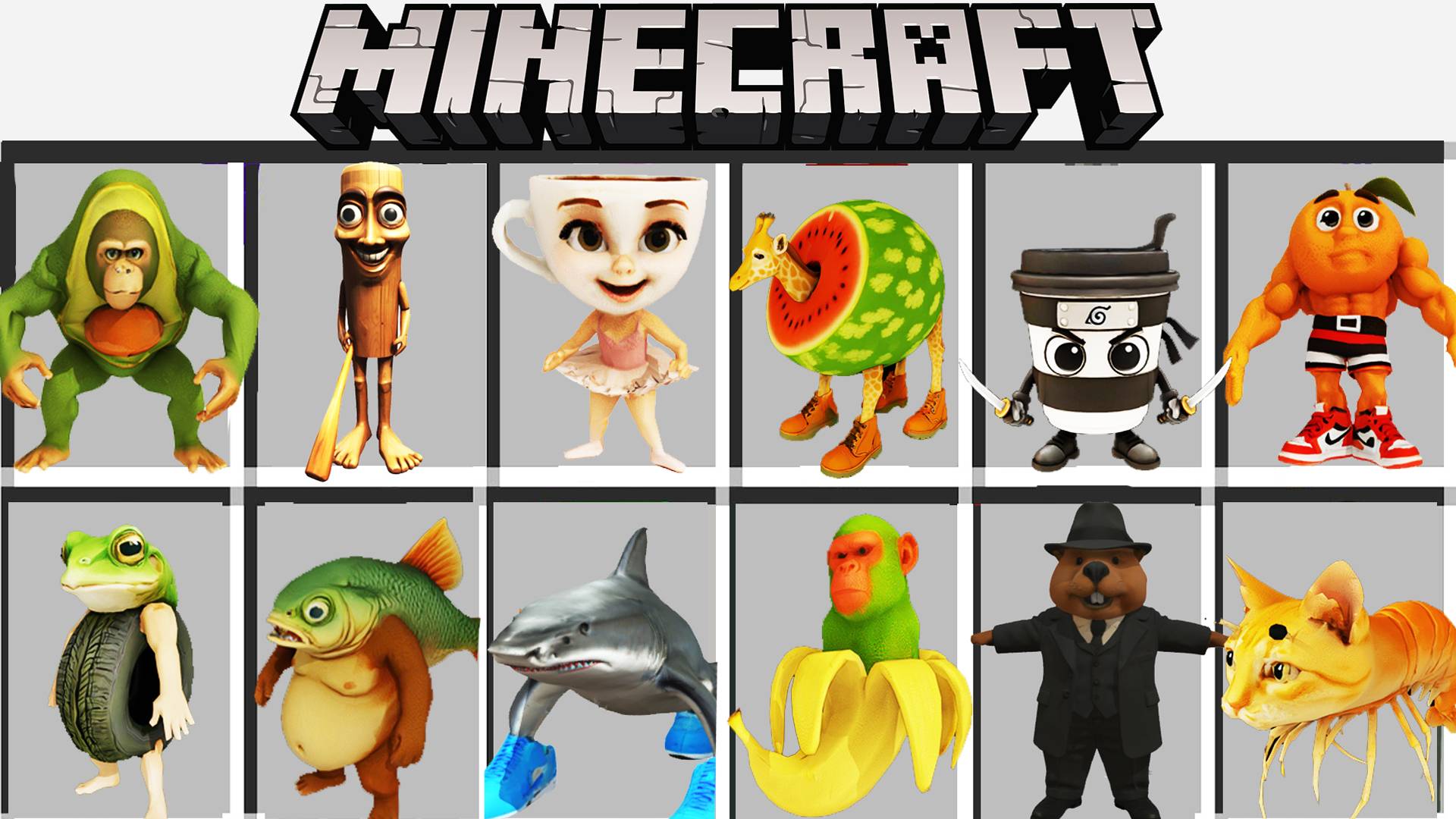 Я СОЗДАЛА НАСТОЛЬНУЮ ИГРУ с МЕМ БРЕЙНРОТ ЖИВОТНЫМИ В МАЙНКРАФТ!