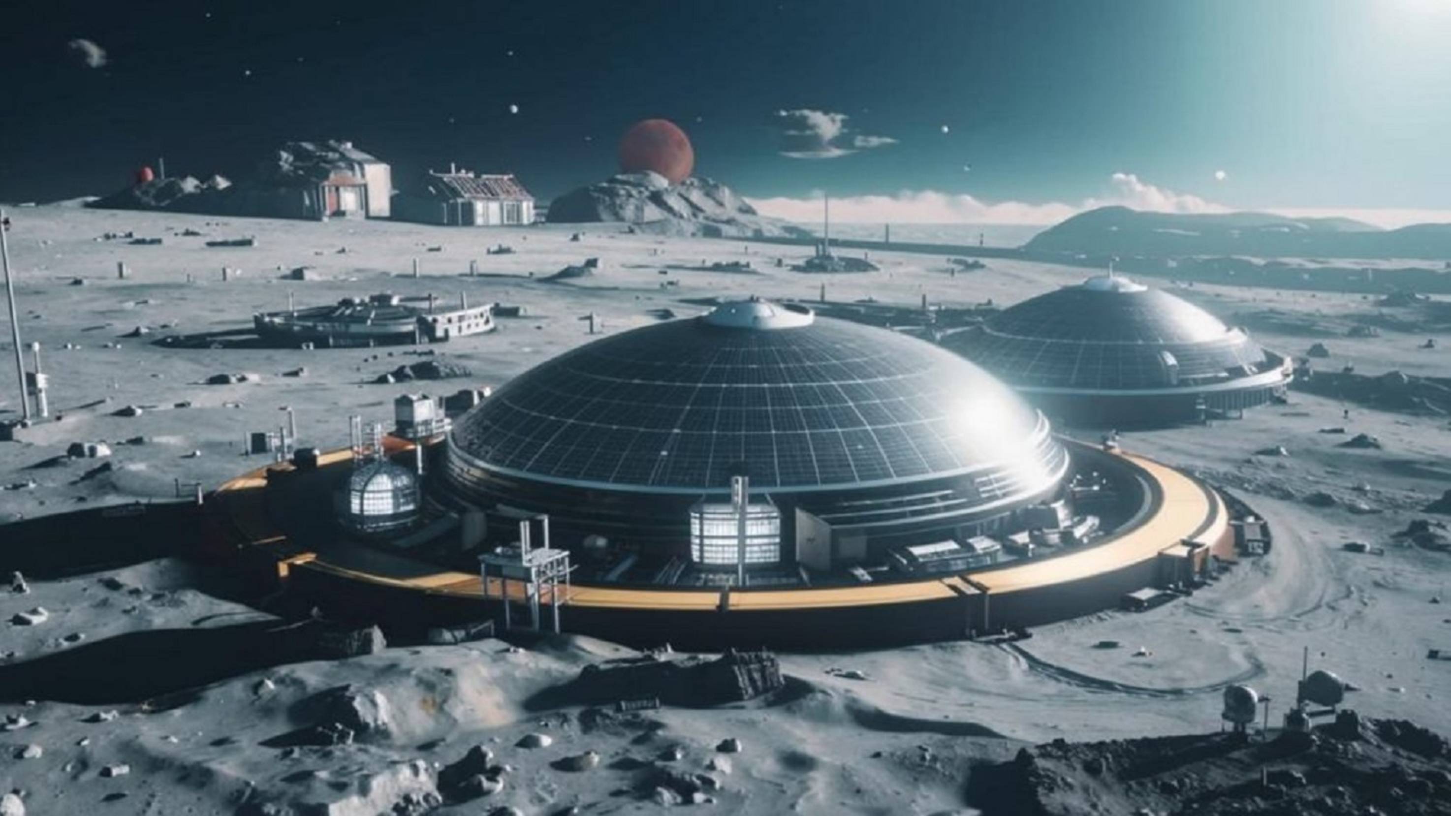 Высадка людей на Луну к 2030 году и автономные полицейские машины с дронами.