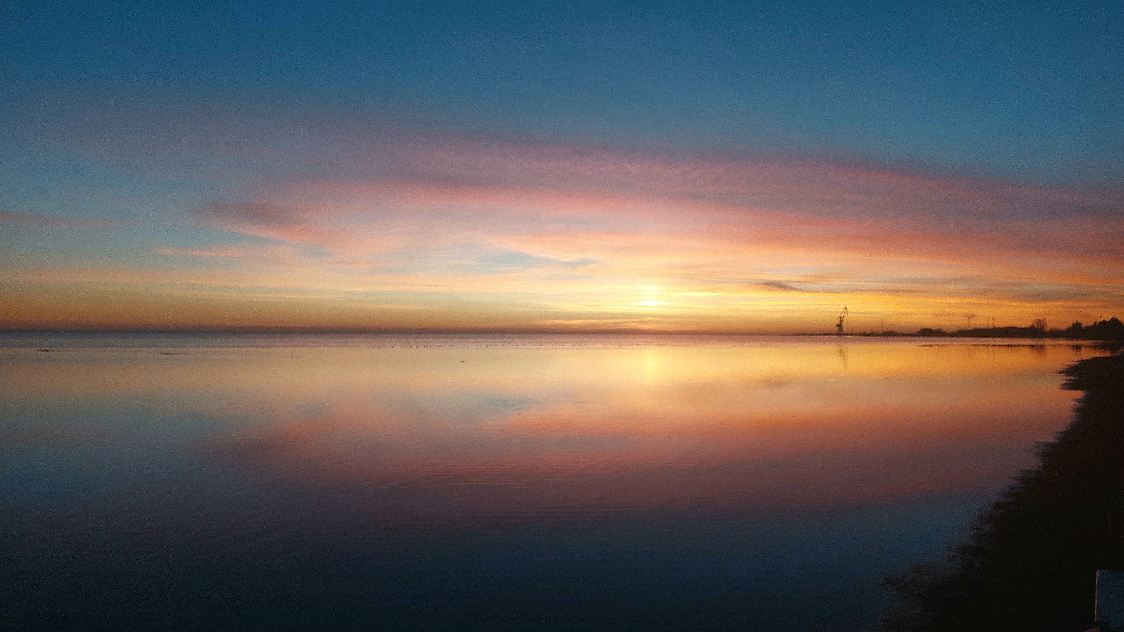 Закат солнца над морем 1.11.2025