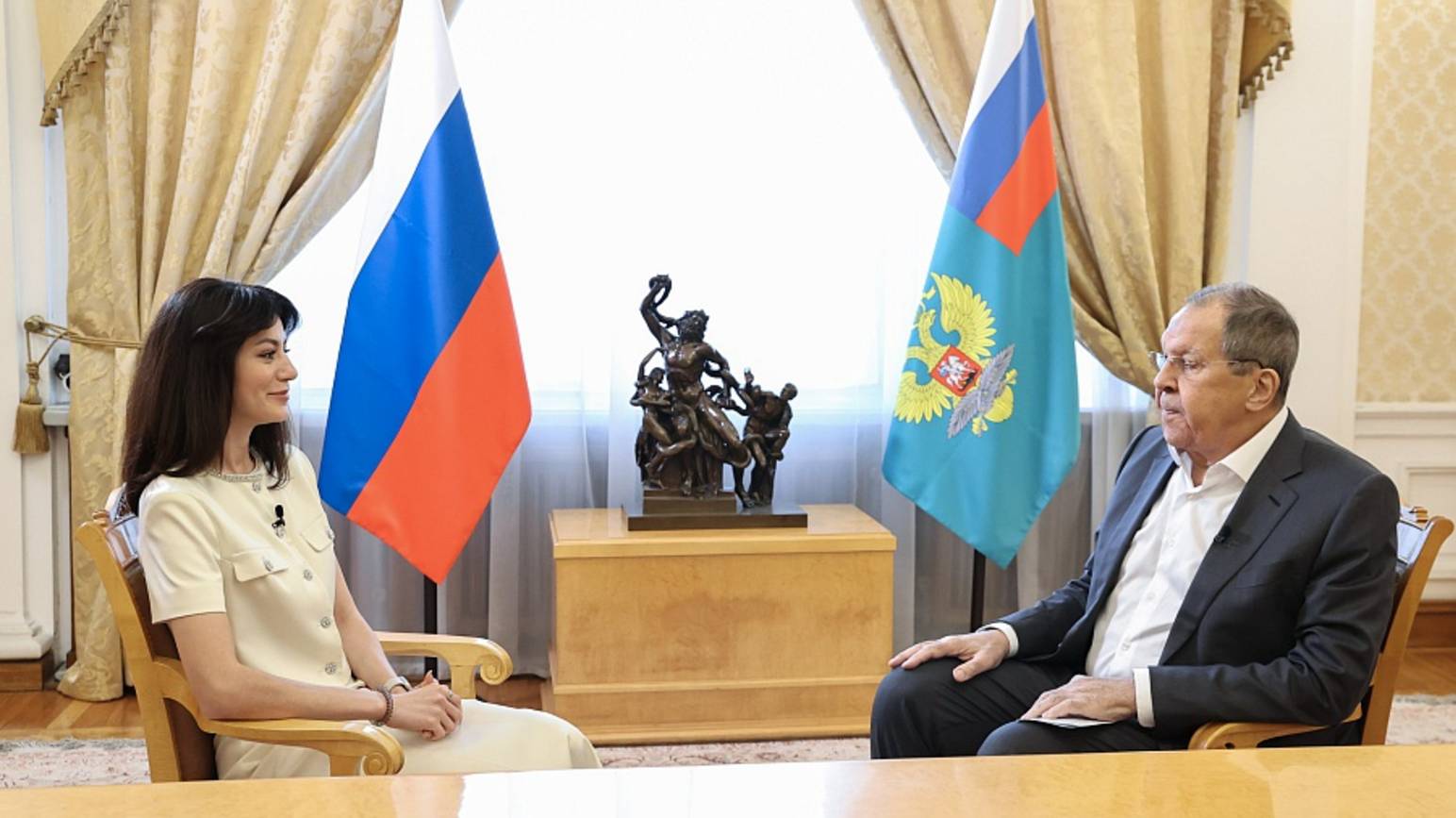 Интервью С.Лаврова по случаю юбилея руководителя ФМБА России В.И.Скворцовой