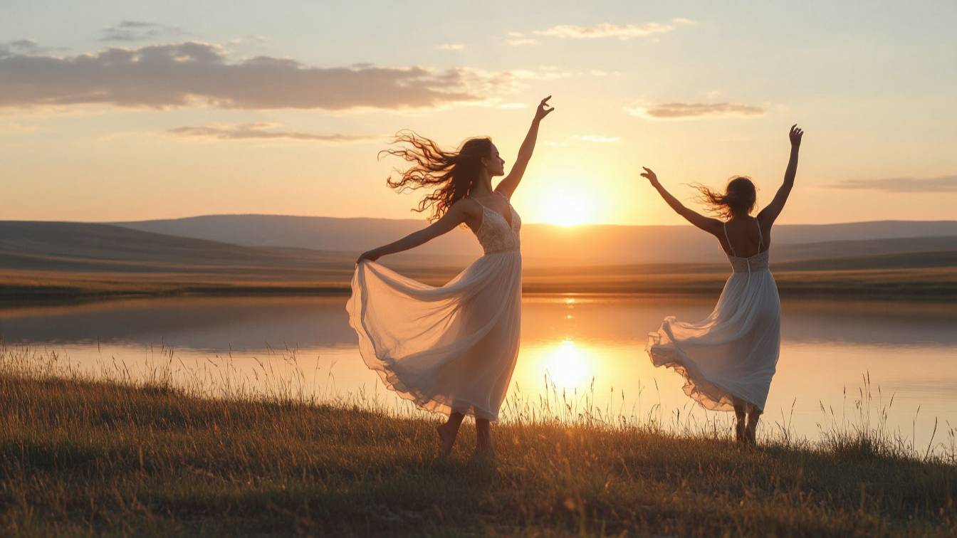 В лучах рассвета (AI)