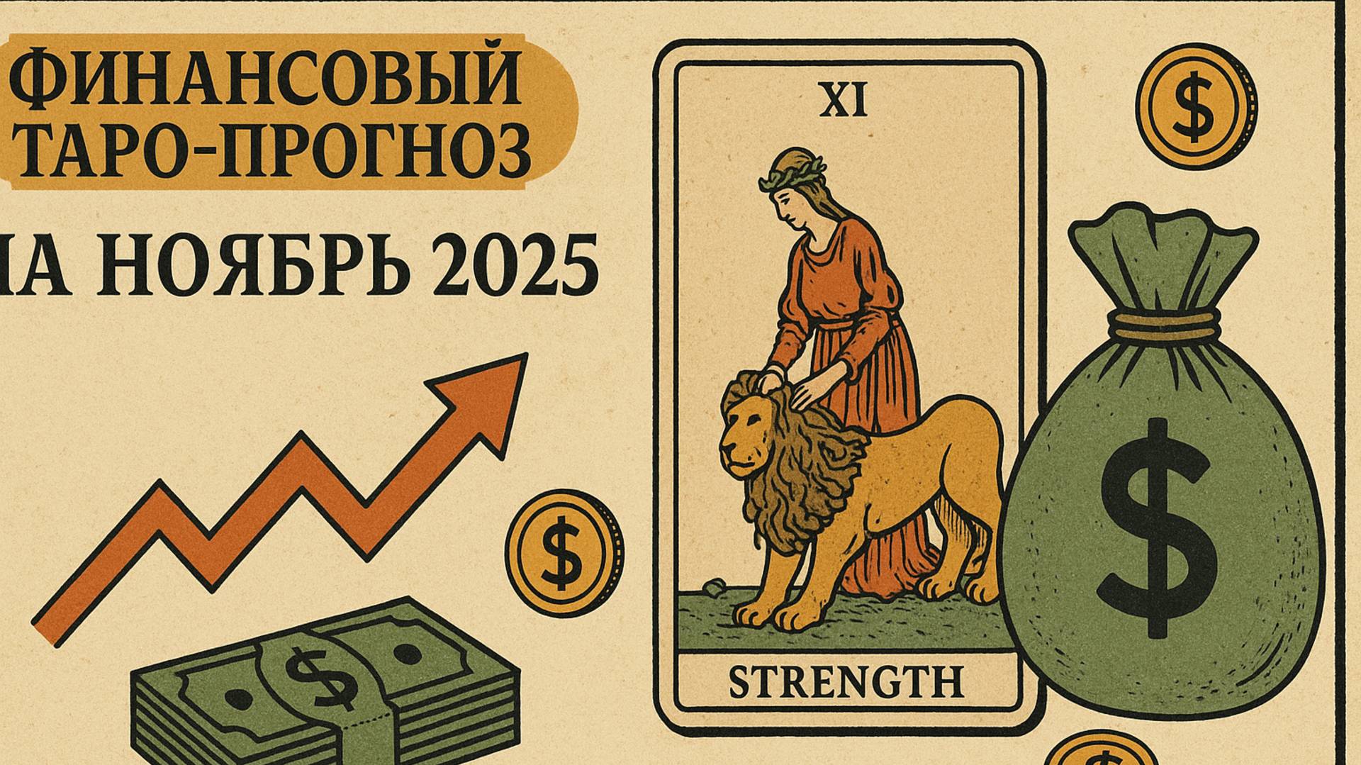 💰 Финансовый Таро-прогноз на Ноябрь 2025 — Энергии Денег и Удачи! 🌙✨