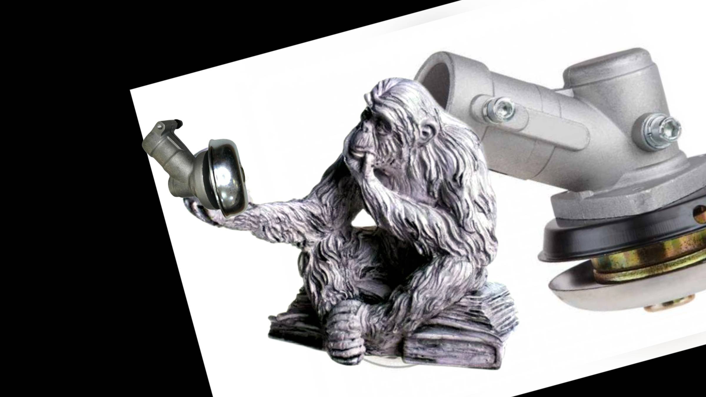 Редуктор триммера.Подходящее решение когда не "всё равно")