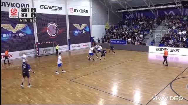 Броски Виктора в игре Виктор vs Зенит (1тайм)