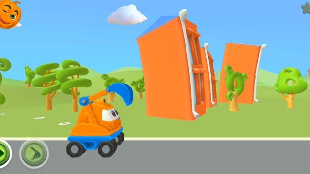 Лева Грузовичок. Экскаватор. Увлекательное видео для ребенка.