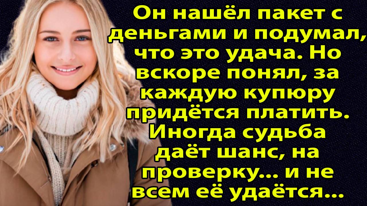 «Подарок судьбы, от которого не уйдёшь — жизненная история о том, как деньги рушат счастье» Слушать