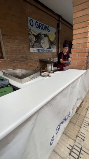 Ярмарка морепродуктов в О-Гроуве. Испания