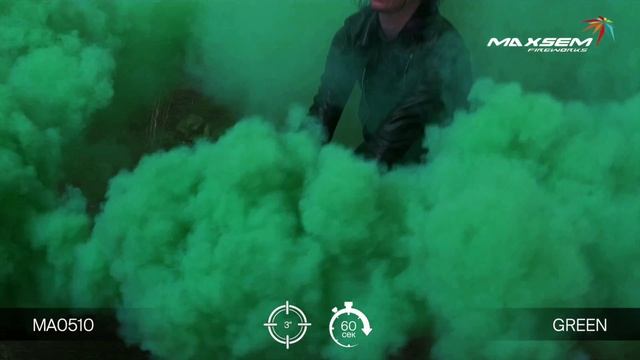 MA0510 Цветной дым в банке "Maxsem" (3" х 60 секунд)