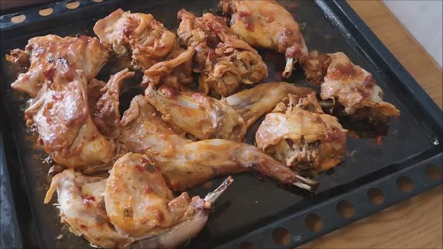 Запеченный КРОЛИК с АДЖИКОЙ в духовке на праздник ужин
