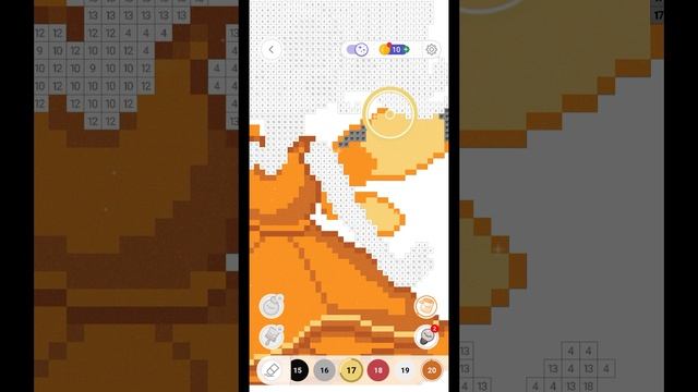 Раскраска по номерам