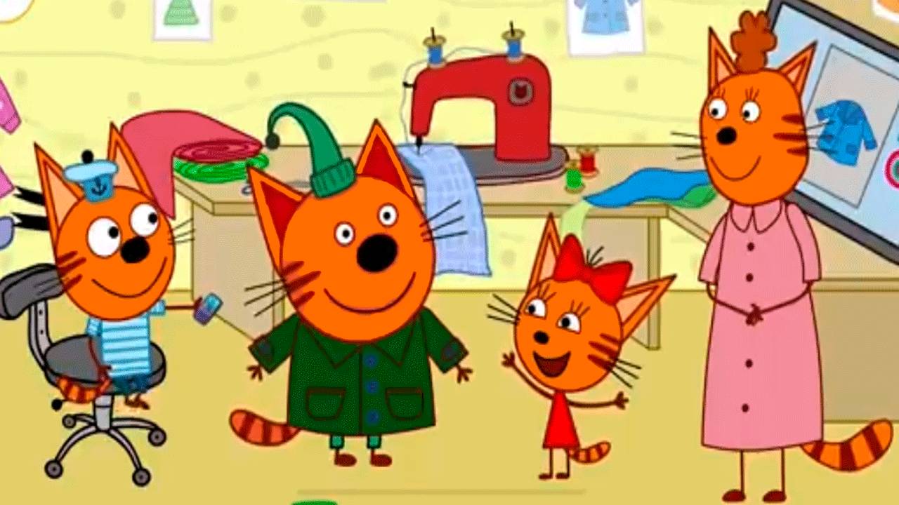 Три кота Раскраска / Компот Раскраска / Серия три кота / Три кота три хвоста / Мультик