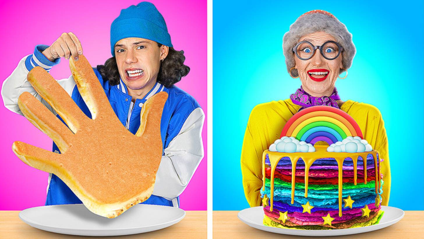 👵 Я vs бабушка! Кулинарный поединок 🍳 Лайфхаки и гаджеты | 123 GO!