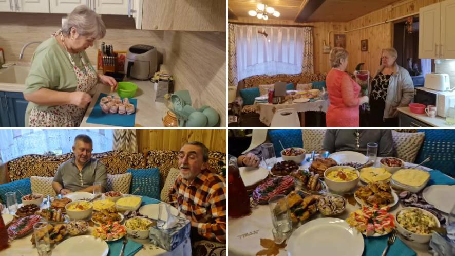 ГРИБЫ В БЕКОНЕ. ПРИЕХАЛИ РЕБЯТА, ПРАЗДНУЕМ СРАЗУ ТРИ ПРАЗДНИКА.