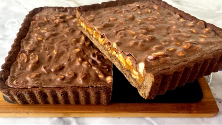 Вкуснейший домашний СНИКЕРС, лучше Оригинала...🥧🍫🌰😋    Рецепт ⤵️