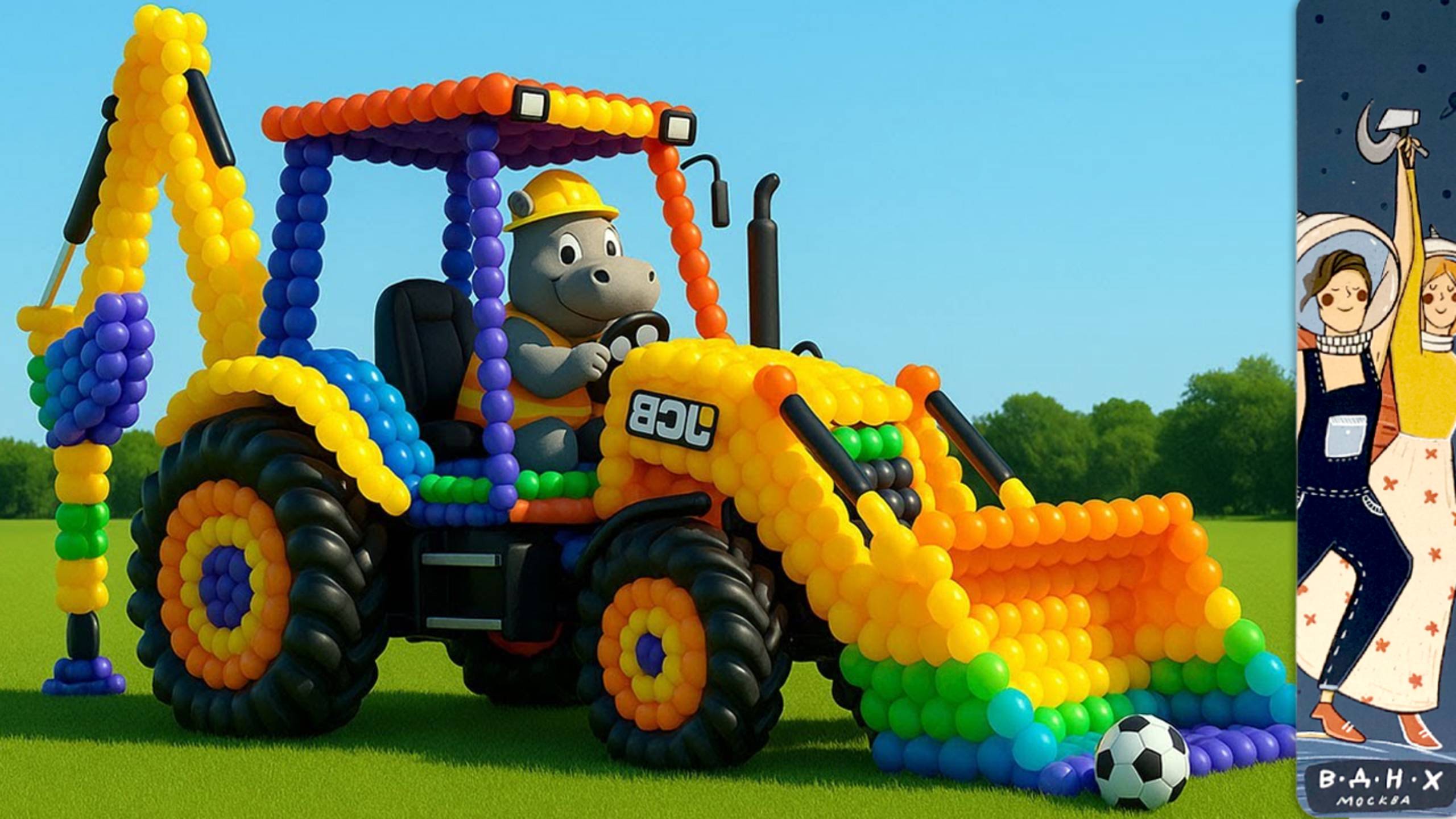 Мультики для детей. Яркая Трансформация воздушных шариков в машинки. Мультики для малышей