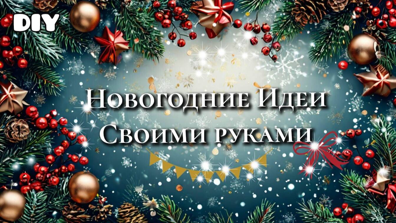 🎄НОВОГОДНИЕ ПОДЕЛКИ СВОИМИ РУКАМИ. Новогодний декор 2026 3 DIY