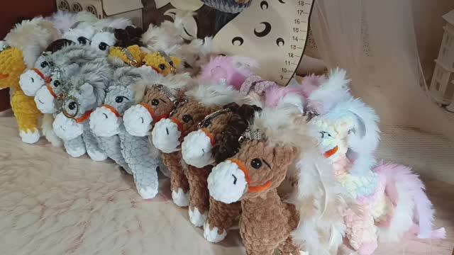 Бешеные крючки 6,0. Брелоки лошадки.