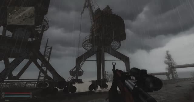 15 S.T.A.L.K.E.R-Lost World Troops of Doom - затон - найти карабин