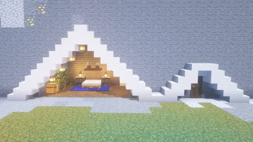 Майнкрафт как построить БАЗУ в СКАЛЕ #майнкрафт #постройки гайд красивый дом мультики майн