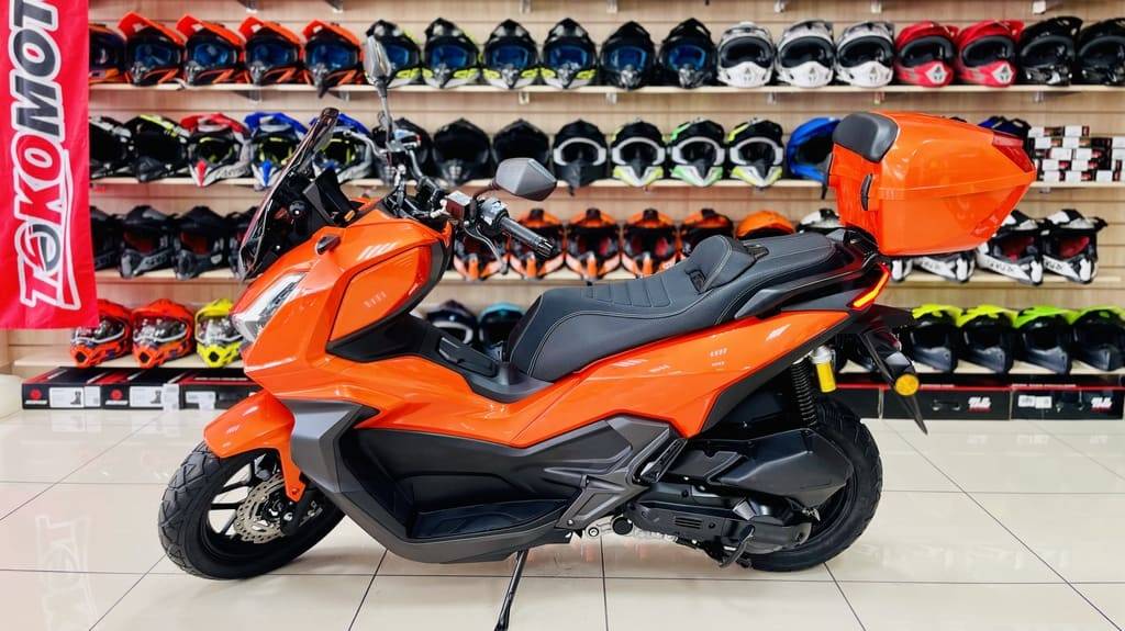 Скутер BC Х1 ABC РЫЖИЙ. оранжевый