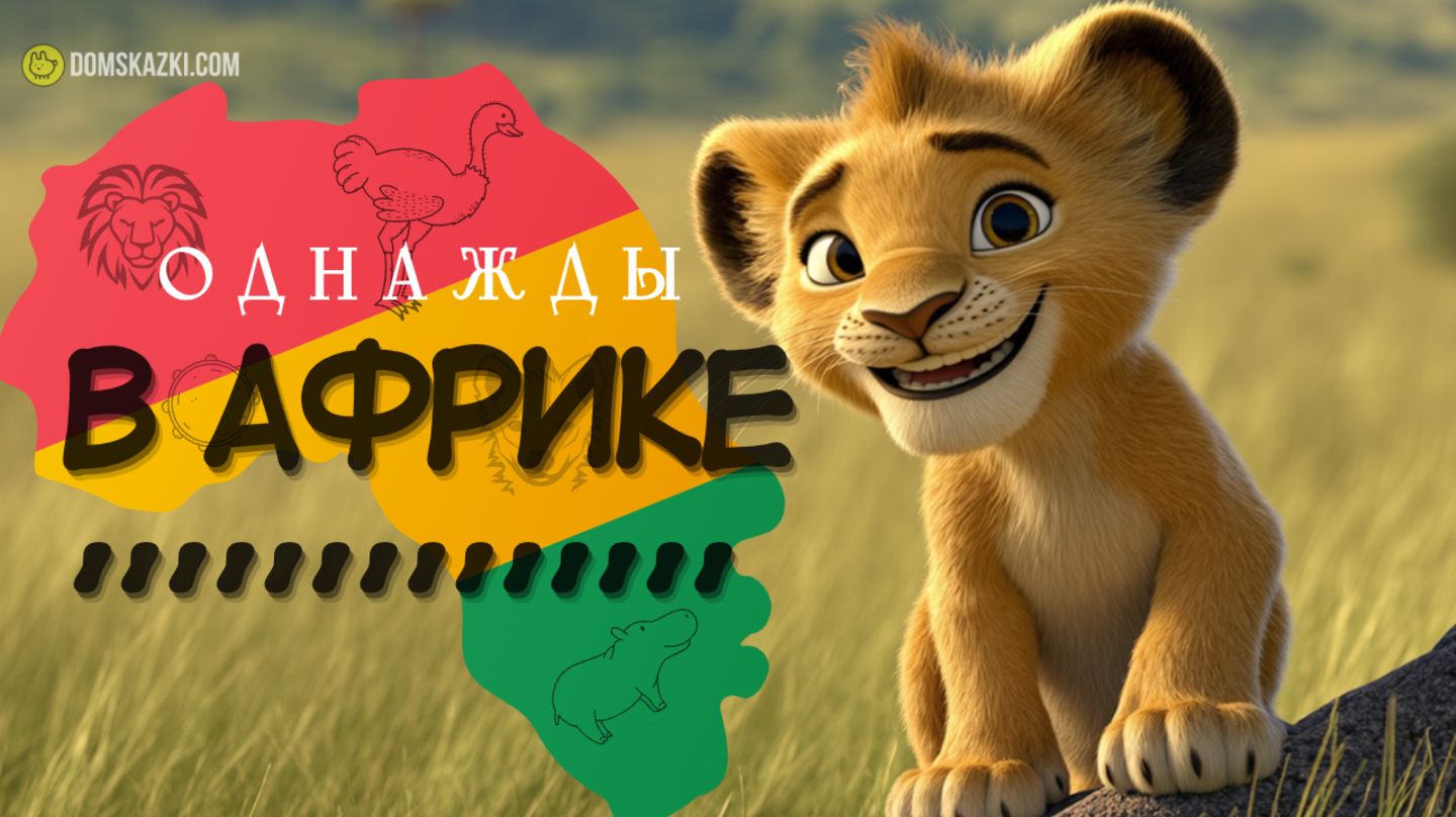 Однажды в Африке | Сказка про львенка