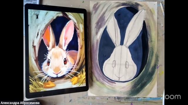 Рисование с Александрой Абросимовой
