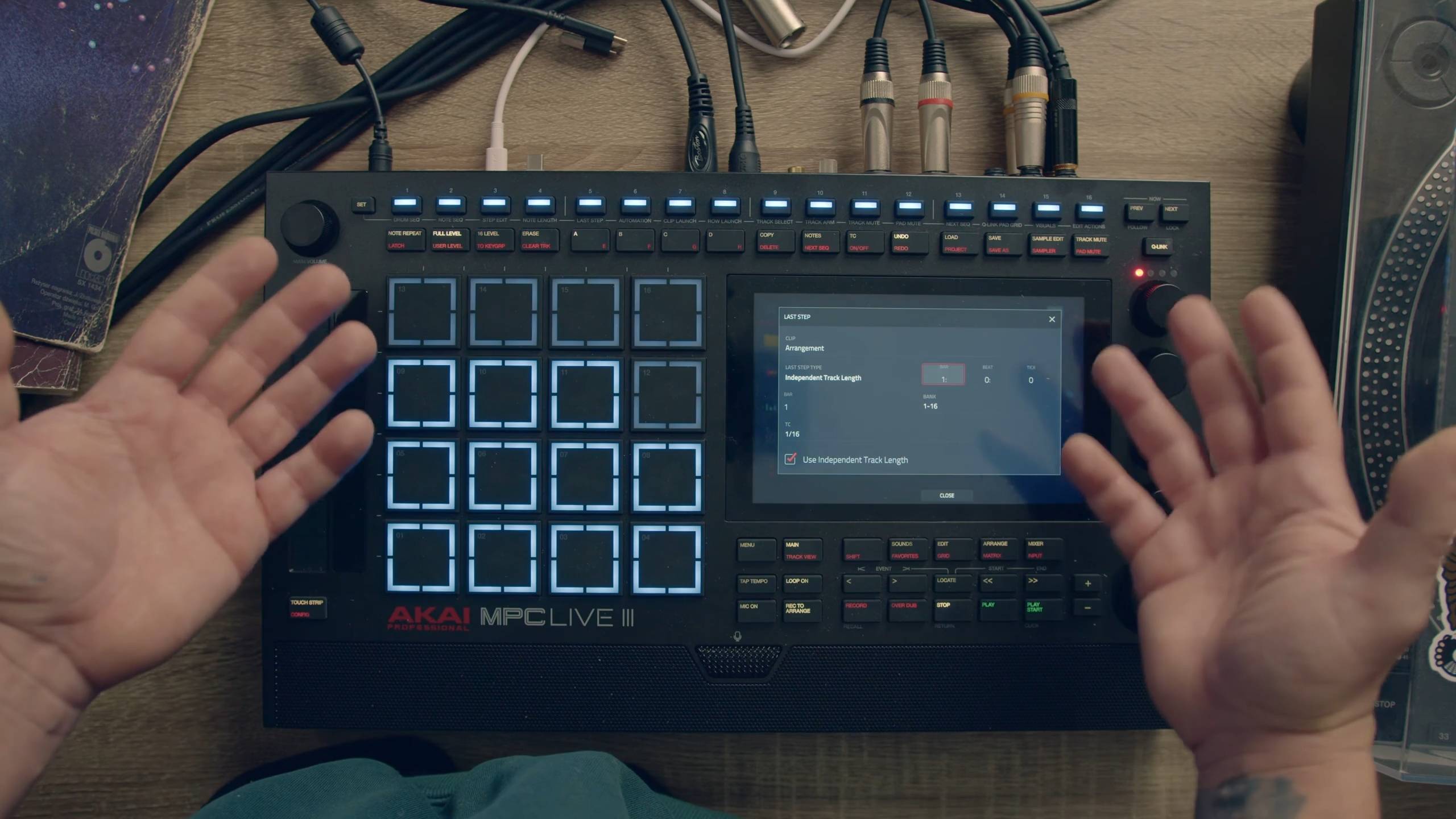 AKAI MPC Live III: Step Automation