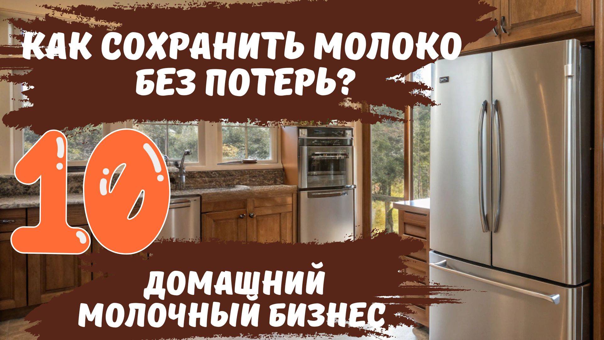 Как сохранить молоко без потерь? Домашний молочный бизнес ч.10 #переработкамолока #хранениемолока