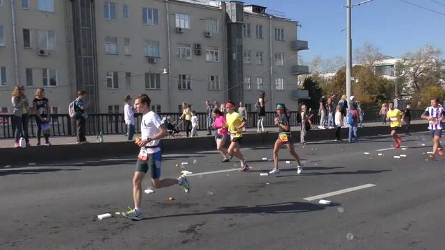16-й км Московского Марафона - 2015